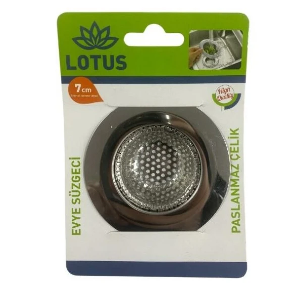 Lts-Szg101 Lotus 7cm Inox Lavabo Süzgeci