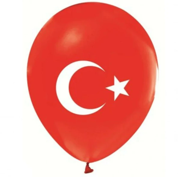 Gemar G110 Türk Bayrağı Balonu 100Lü