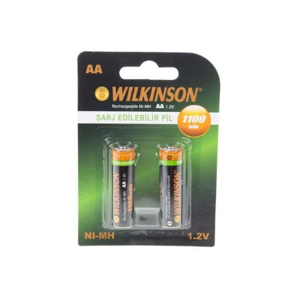 Wilkinson Şarj Edılebılır 1100 Mah Kale Pil 2li