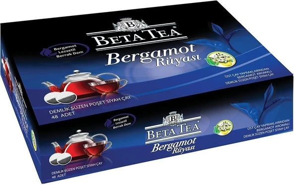 Beta Tea Bergamot Rüyası 3.2 gr 48'li Demlik Poşet Çay