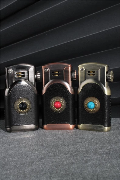 Silvio Monetti  Rose Renk Özel Tasarım Renkli Taşlı Benzinli Çakmak  24CSM896TR02 - Resim 6