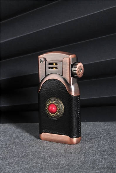 Silvio Monetti  Rose Renk Özel Tasarım Renkli Taşlı Benzinli Çakmak  24CSM896TR02 - Resim 3