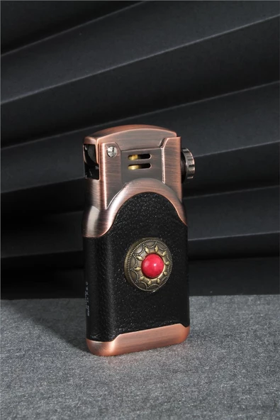 Silvio Monetti  Rose Renk Özel Tasarım Renkli Taşlı Benzinli Çakmak  24CSM896TR02 ürün görseli 1