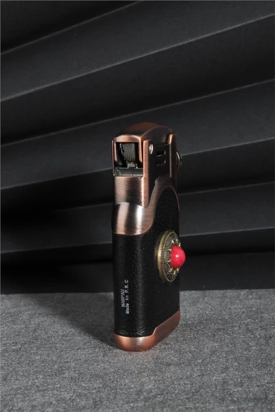 Silvio Monetti  Rose Renk Özel Tasarım Renkli Taşlı Benzinli Çakmak  24CSM896TR02 - Resim 2