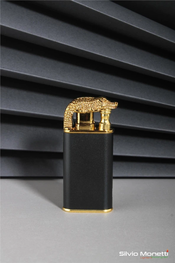 Silvio Monetti Siyah Timsah Model Gazlı Çakmak 24CSM801AMR01 ürün görseli