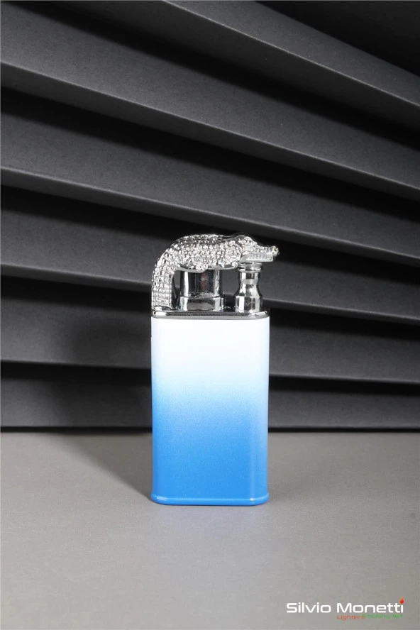 Silvio Monetti Mavi Timsah Model Gazlı Çakmak 24CSM801CMR01 ürün görseli 1