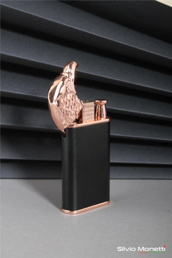 Silvio Monetti Bronz Kartal Model Gazlı Çakmak 24CSM805MKLR02 - Resim 3