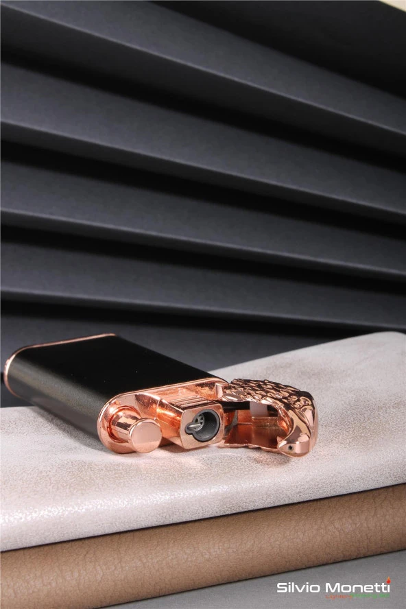 Silvio Monetti Bronz Kartal Model Gazlı Çakmak 24CSM805MKLR02 - Resim 4