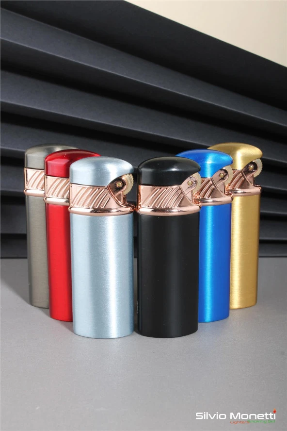Silvio Monetti Gri Kapaklı Özel Tasarım Gazlı Çakmak 24CSM831TR03 - Resim 4