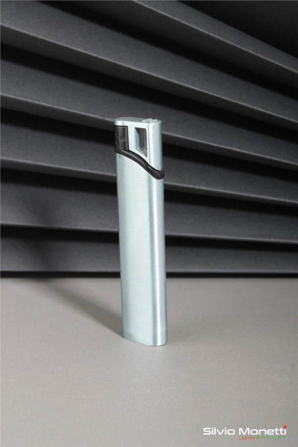 Silvio Monetti Gümüş Özel Tasarım Gazlı Çakmak 24CSM838BMR02 ürün görseli 1