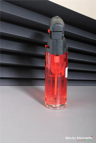 Silvio Monetti Turuncu Özel Tasarım Pürmüz Gazlı Çakmak 24CSM908PR01 - Resim 4