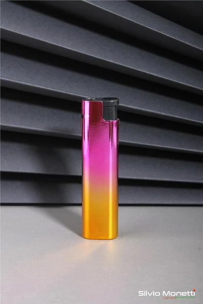 Silvio Monetti Pembe Özel Tasarım Renkli Gazlı Çakmak 24CSM914BPR06 ürün görseli 1