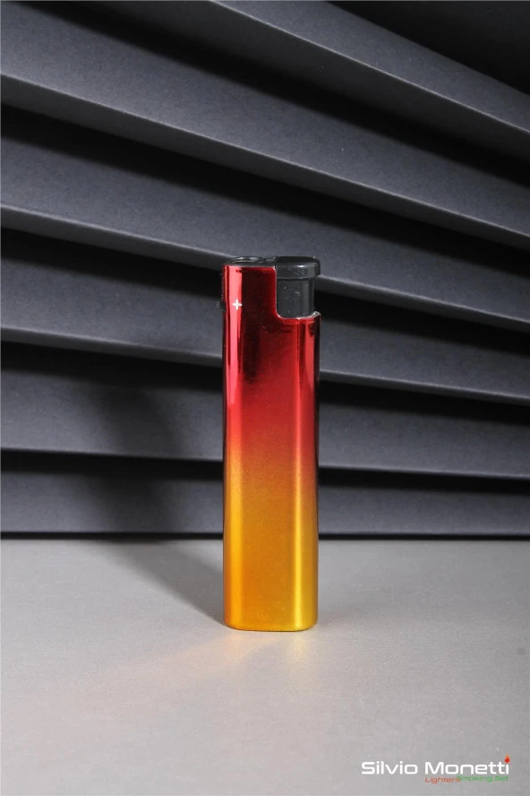 Silvio Monetti Turuncu Özel Tasarım Renkli Gazlı Çakmak 24CSM914BPR03 ürün görseli 1