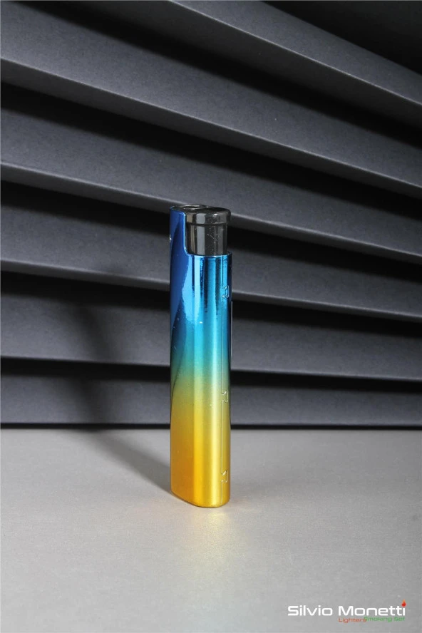 Silvio Monetti Mavi Özel Tasarım Renkli Gazlı Çakmak 24CSM914BPR02 - Resim 2