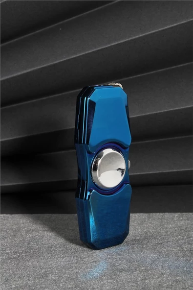 Silvio Monetti  Mavi Renk Pürmüzlü Çarklı Gazlı Çakmak  24CSM877BMR02 ürün görseli 1