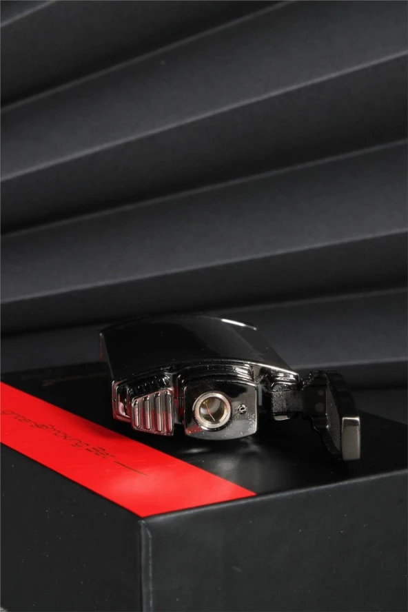 Silvio Monetti  Metalik Renk Özel Tasarım Gazlı Çakmak  24CSM906MR02 - Resim 4