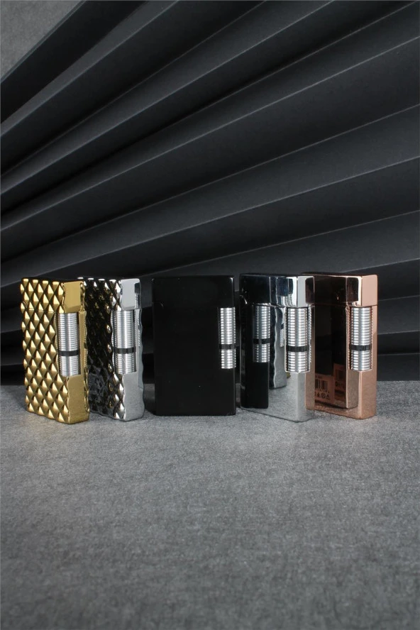 Silvio Monetti  Metalik Renk Özel Tasarım Kapaklı Gazlı Çakmak  24CSM874MR05 - Resim 5