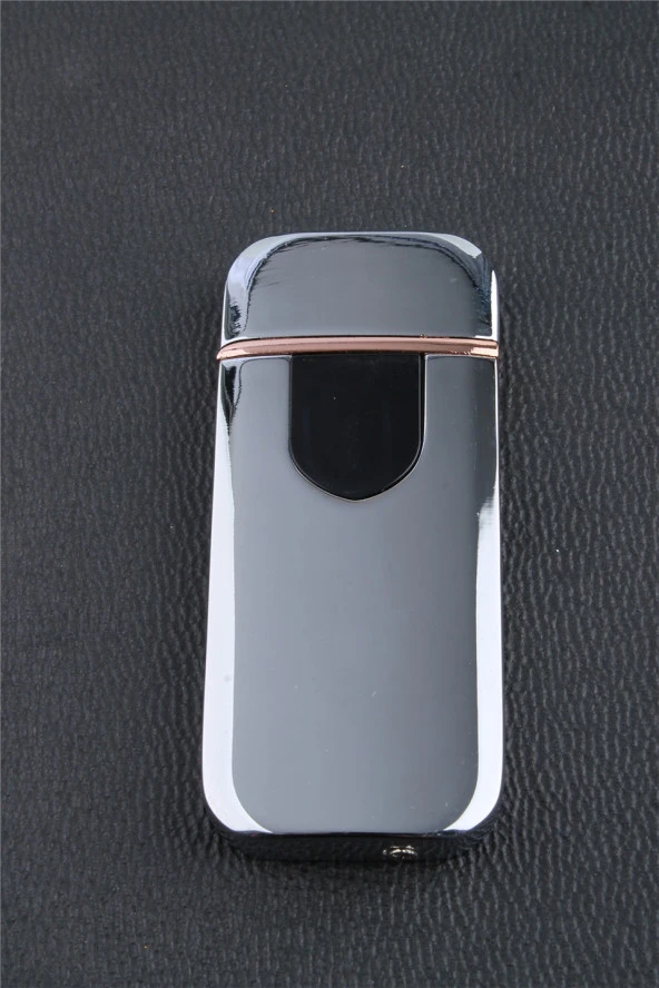 Silvio Monetti Ice Kaplamalı Şarjlı Dokunmatik Çakmak Gümüş - SMCX709BR4 - Resim 2