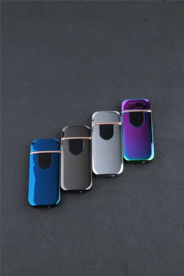 Silvio Monetti Ice Kaplamalı Şarjlı Dokunmatik Çakmak Gümüş - SMCX709BR4 - Resim 5