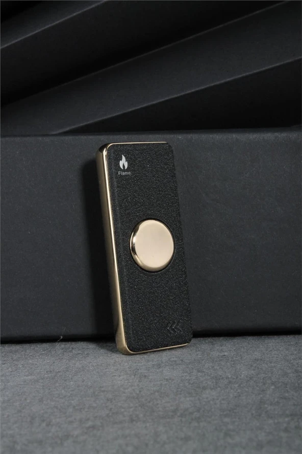 Silvio Monetti  Siyah Siyah Renk Ledli Ve Çarklı Şarjlı Çakmak  24CSM22105AR01 - Resim 2