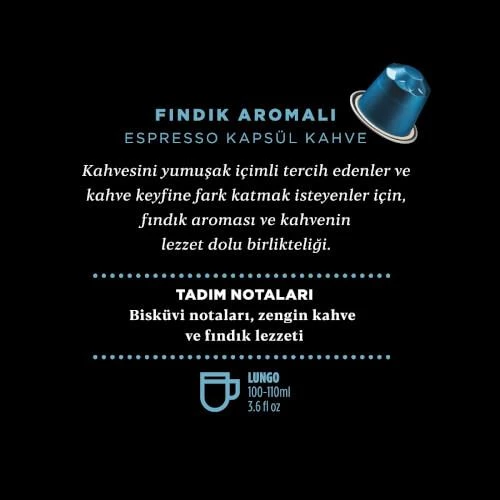 Kahve Dünyası Pleasure Fındık Aromalı Espresso Kapsül Kahve 60 Kapsül - 4