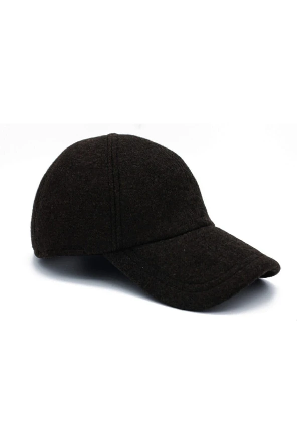 Cappello Erkek Siyah Kaşe Düz Şapka Kep CAPKASR001 - 6