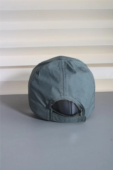 Cappello Haki Spor Şapka Unisex Arkası Cırtlı Ayarlanabilir 24SAPKADUZ - 3