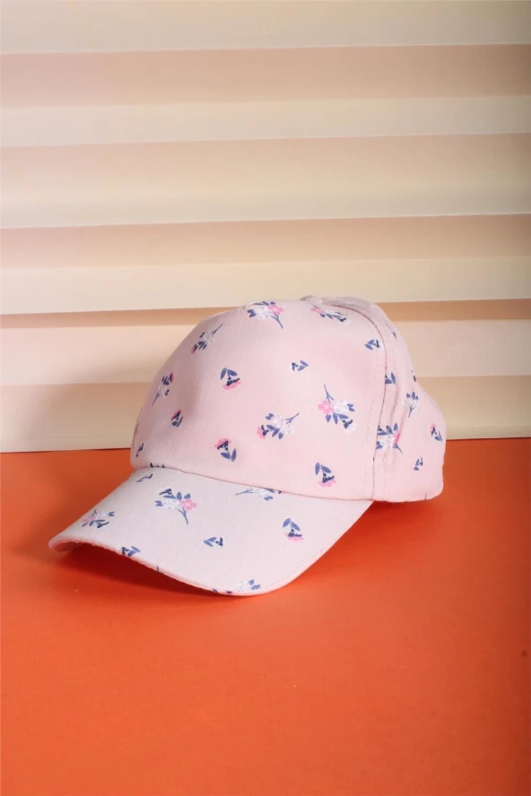 Cappello Pembe Mavi Ayarlanabilir Şapka 24CCKSAPKAKIZR06