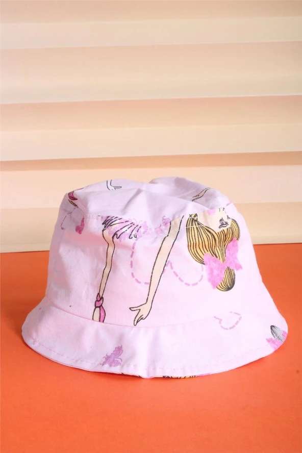 Cappello Pembe 1-3 Yaş Safari Şapka 24CCKSAFAR17