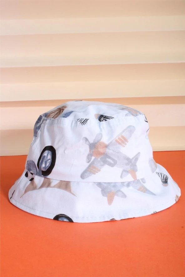 Cappello Gri 4-7 Yaş Safari Şapka 24CCKSAFAR05