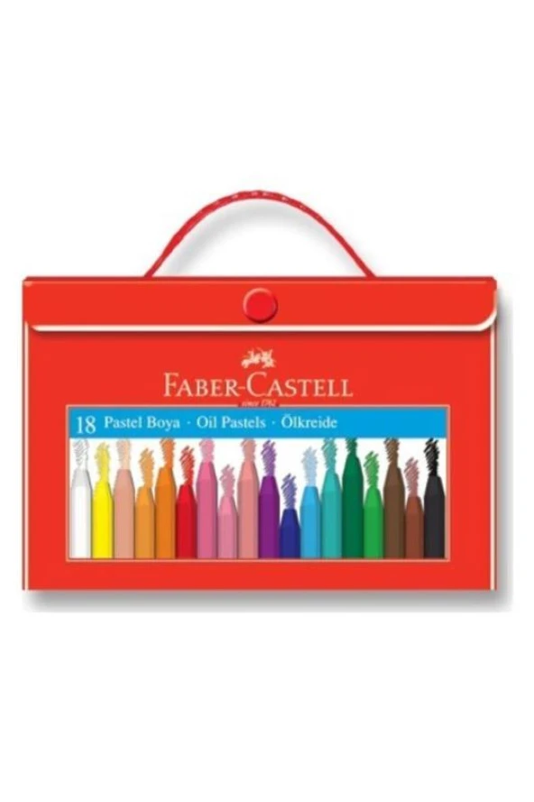 Faber Castell Çantalı Pastel Boya 18 Renk