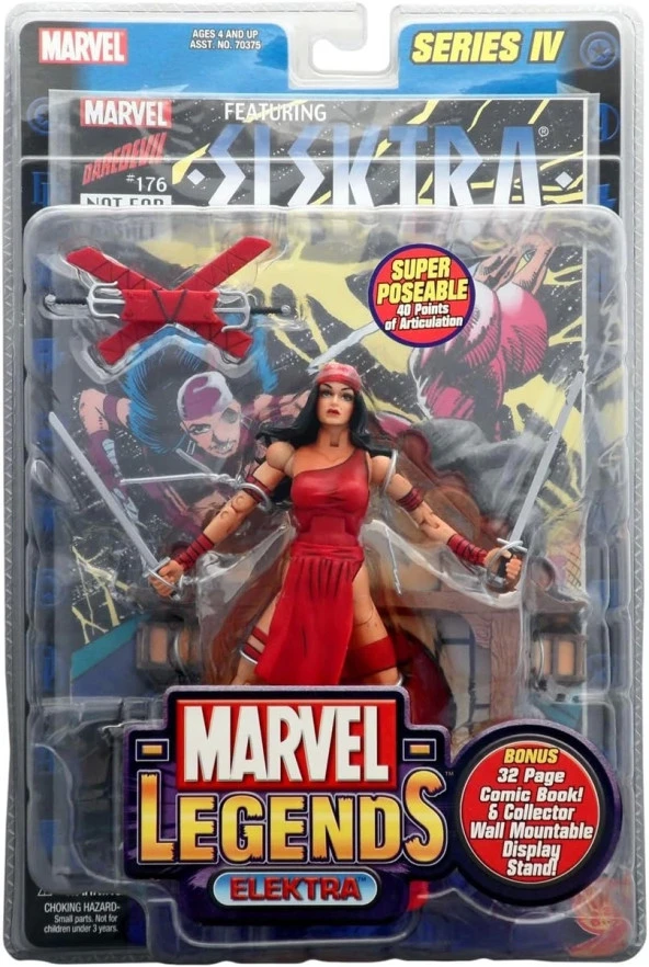 MARVEL LEGENDS ELEKTRA - 15 cm