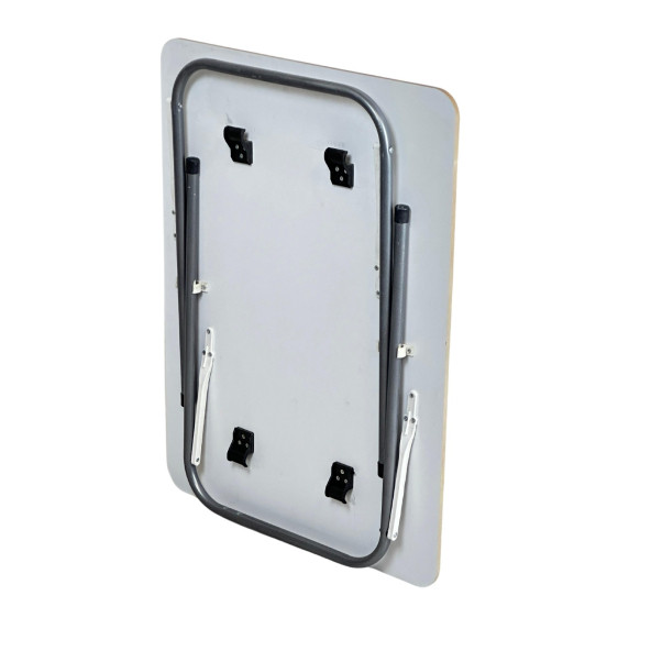 Eportatif Piknik Masası Ahşap Masa Balkon Masası Katlanır Masa 1030 - 3