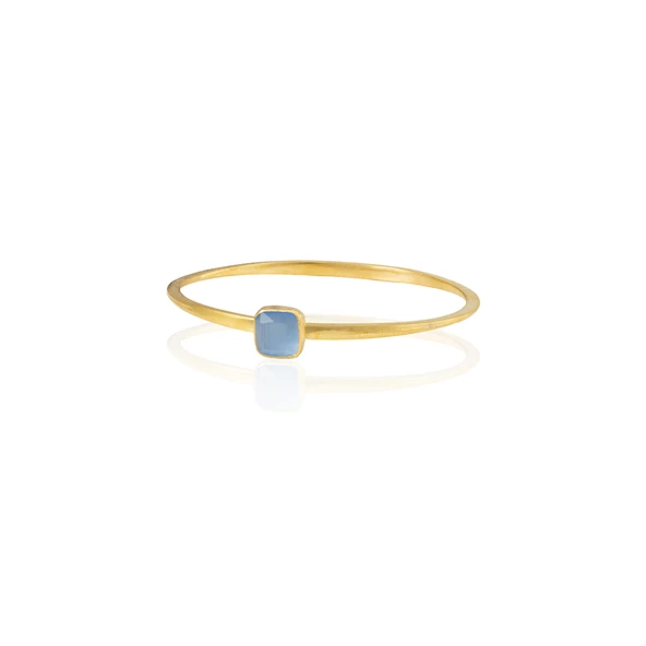 Kadir Jewellery Zirkon Taşlı Ayarlanabilir 22 Ayar Altın Kaplama Bilezik - 10