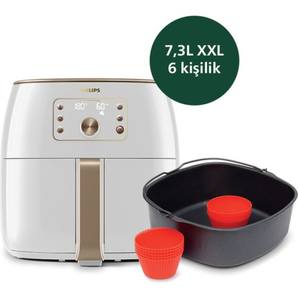 Philips Airfryer XXL HD9870/20 Premium 7.3 lt Yağsız Fritöz- outlet