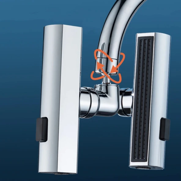 Akıllı Musluk Üç Kademeli Ayarlanabilir Mutfak Armatür Lüx Musluk Başlığı Çeşme Lavabo - 5