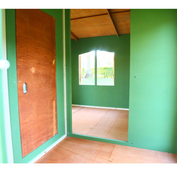 MANDU Ahşap Bahçeli Modern Playhouse (oyun evi) - 4