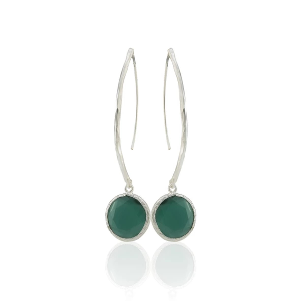 Kadir Jewellery Gümüş Kaplama Vintage Küpe -El İşçiliği Ve Hipoalerjenik Küpe - Resim 4