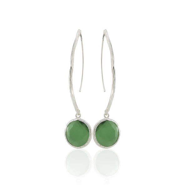 Kadir Jewellery Gümüş Kaplama Vintage Küpe -El İşçiliği Ve Hipoalerjenik Küpe - Resim 6