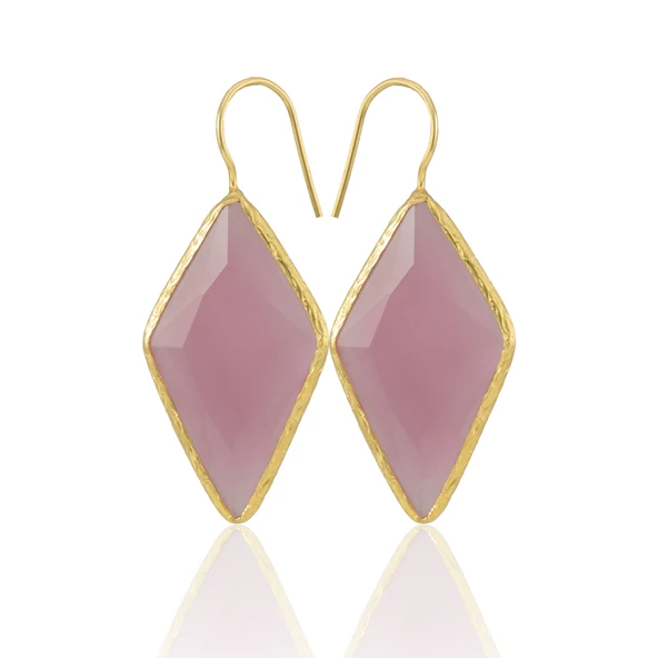 Kadir Jewellery 22 Ayar Altın Kaplama Vintage Küpe -El İşçiliği Ve Hipoalerjenik Küpe ürün görseli