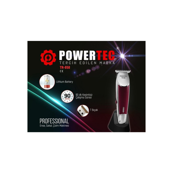 Powertec Tr-658 Traş Makinesi