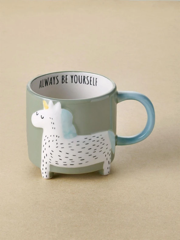 The Mia Unicorn Ayaklı Kupa 500 ml FGR0019 - 2