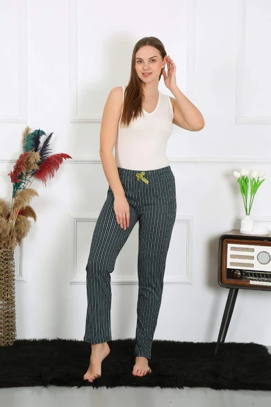 Kadın Pamuklu Tek Alt Pijama 27522