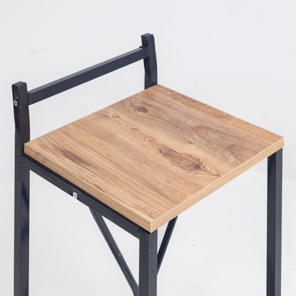 Eportatif Bar Sandalyesi Bar Taburesi Yüksek Sandalye Gzl 1037 - 5