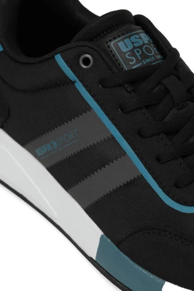 U.S. Polo Assn. DRAGO 4 FX 101501726 Erkek Sneaker Ayakkabı Siyah Mavi 40-45 - 6