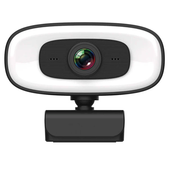 Zore PC-10 2K HD Görüntü Kaliteli Mikrofonlu Işıklı Tak Çalıştır Webcam