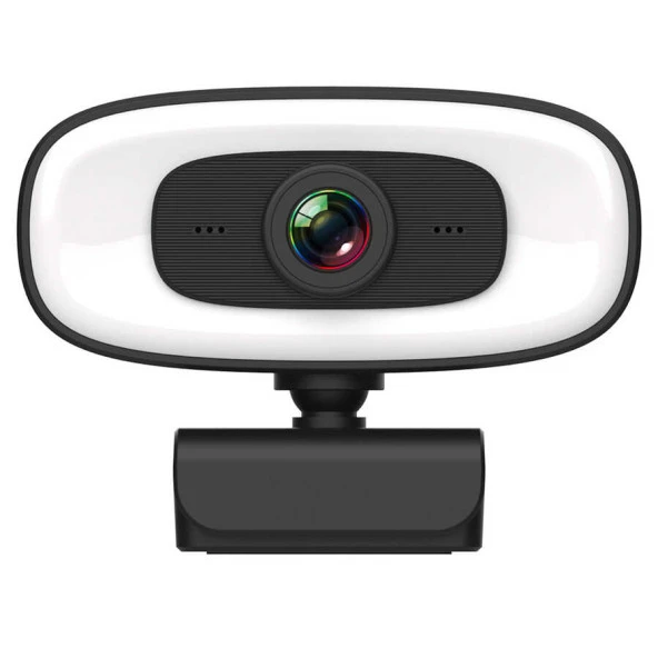 Zore PC-10 2K HD Görüntü Kaliteli Mikrofonlu Işıklı Tak Çalıştır Webcam