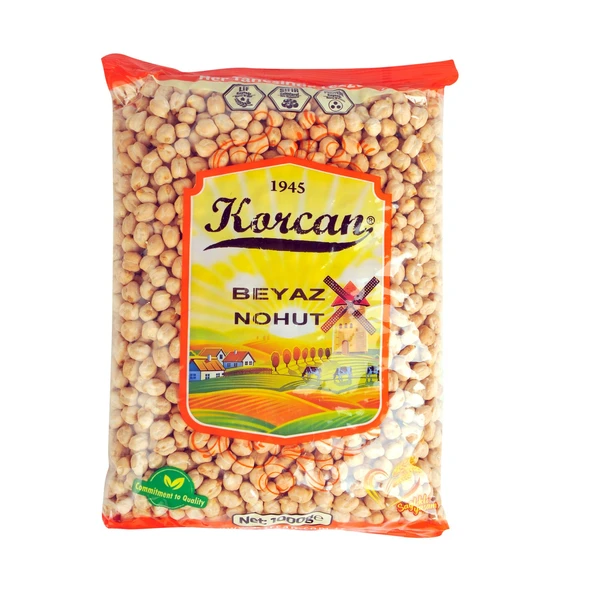 Korcan Beyaz Nohut 1 kg 8 mm x 2 Adet - 3