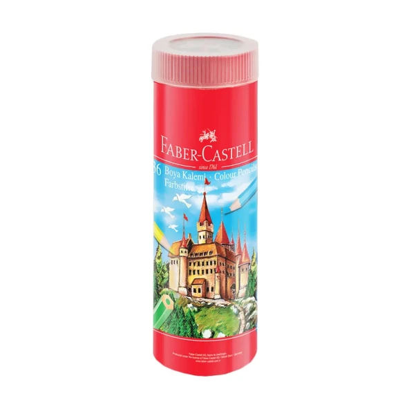 FABER-CASTELL KURU BOYA 36 RENK METAL TÜP (115060)