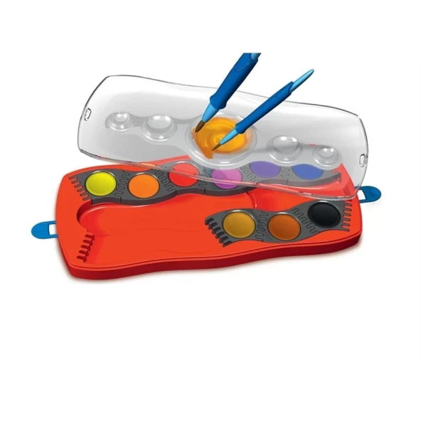 Faber Castell 12 Renk Suluboya Değiştirilebilir Tablet - Resim 2